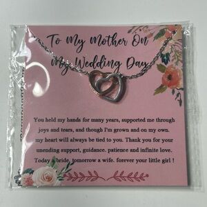 Mother of the Bride Necklace Bride To My Mother On My Wedding day